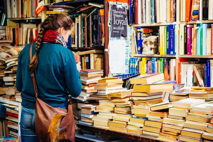 A large collection of books